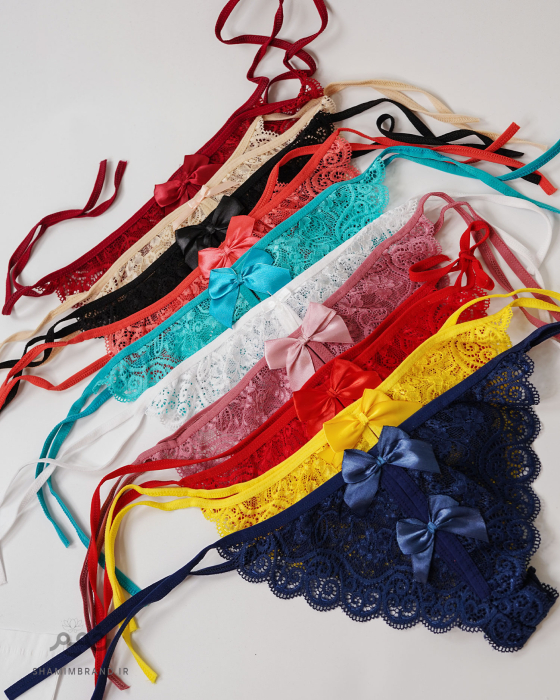 شورت توری بغل گره ای (128)