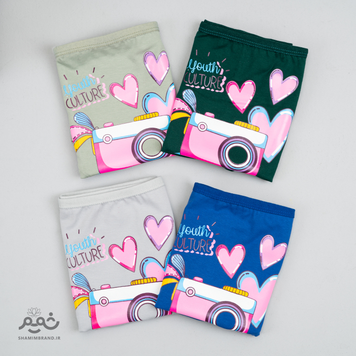 شورت پشت چاپ کش باریک(101)