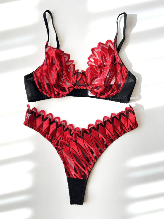 ست لباس زیر زنانه گیپور فایر  (008)