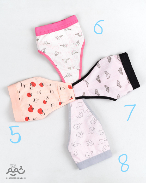 شورت بکلس کبریتی تمام چاپ 