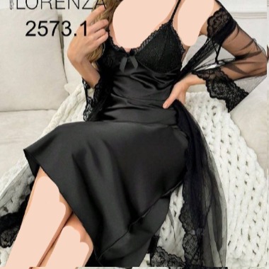 ست ربدوشامبرو سارافون از برند( لورنزا)