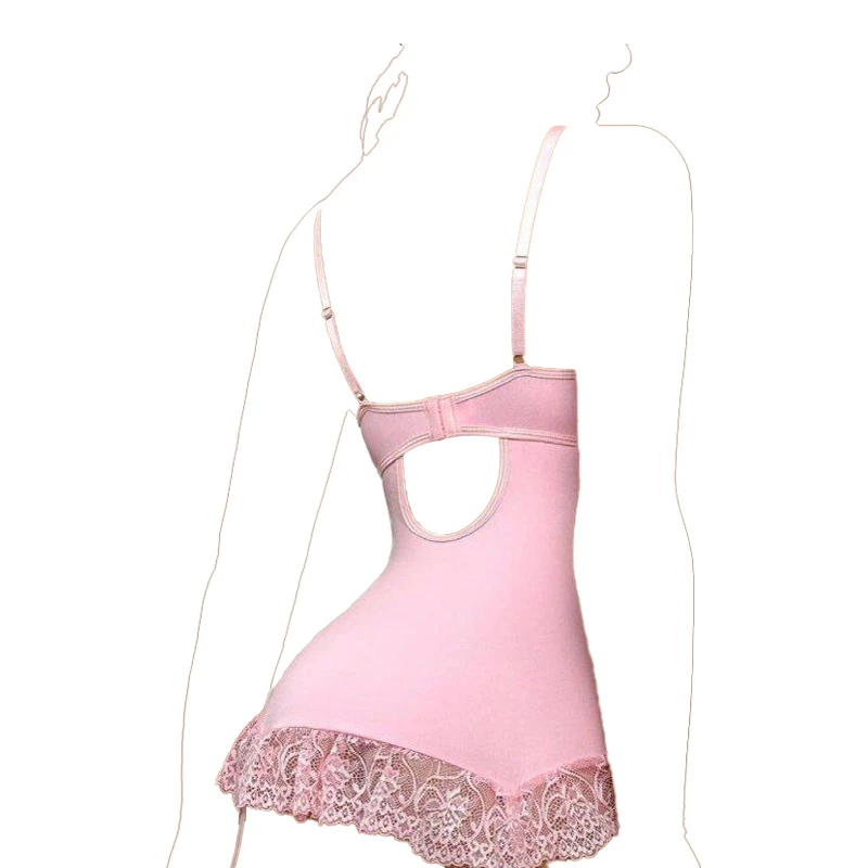 لباس خواب فانتزی فنردار و جوراب دار