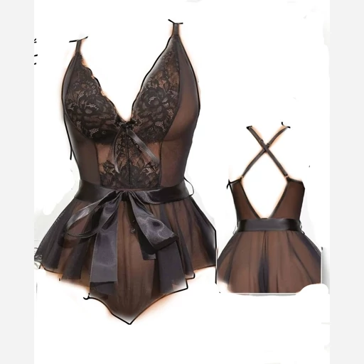 بادی فانتزی زنانه پاپیون دار 