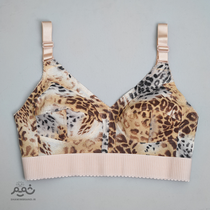 سوتین کتان زیر نخ باریک پلنگی