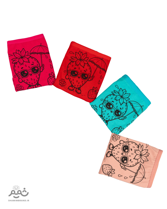 شورت پشت چاپ توت فرنگی (101)