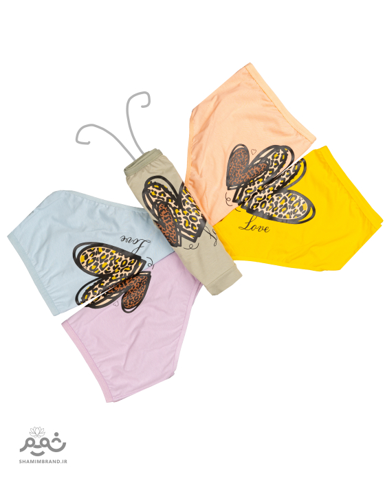 شورت پشت چاپ  قلبی(101)