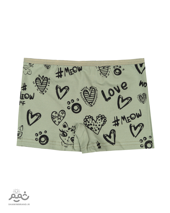 شورت پادار دخترانه تمام چاب