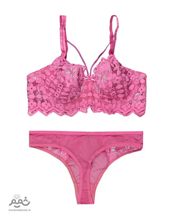 ست باربی شورت سوتین توری (5005)